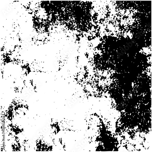 Grunge texture decay within abstract design
