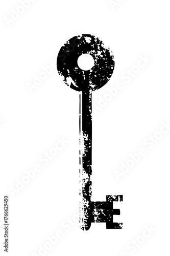 Antique Key Illustrates Security in a Vintage Setting