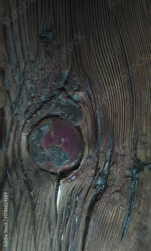 Monochrome gray texture of old wood board.