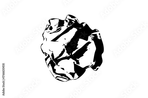 Lion head roars fiercely in graphic style