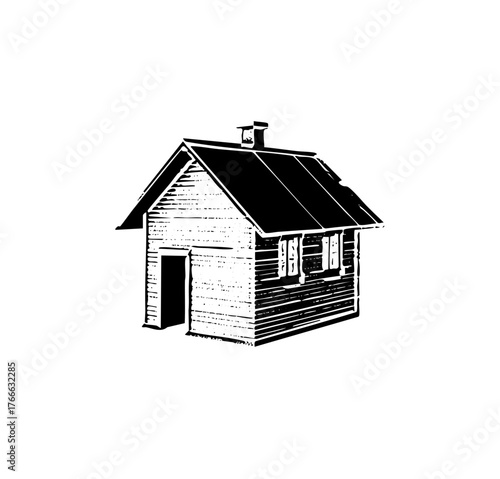 Cabin illustrates solitude in countryside