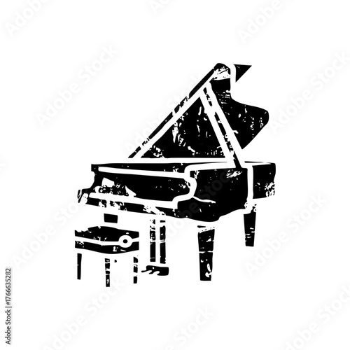 Piano Illustrates Music in a Concert Hall