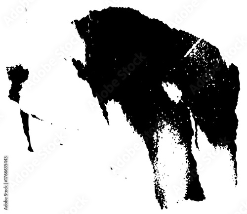 Dog profile gazes downward texture