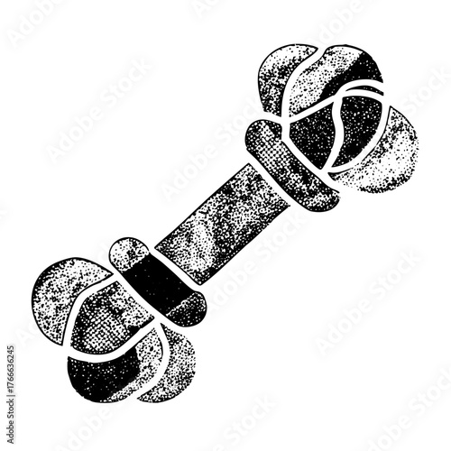 Bow Tie Elegance in Vintage Illustration