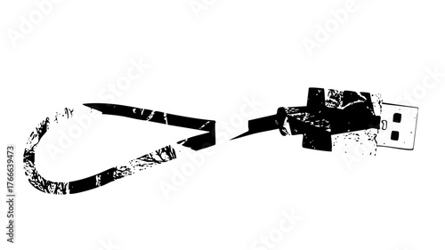 Power connects to outlet in a modern home