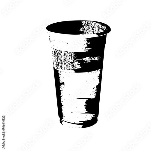 Plastic Cup Fills with Liquid in a Beverage Setting