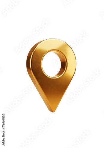 Elemento ícone de localização 3D Render para composição