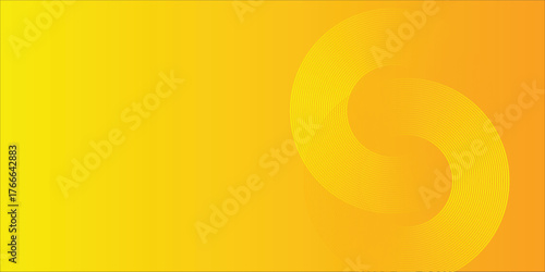 Vibrant Orange Yellow Gradient Background With Interlocking Circular Ring Pattern Abstract Design For Graphics Projects Backgrounds