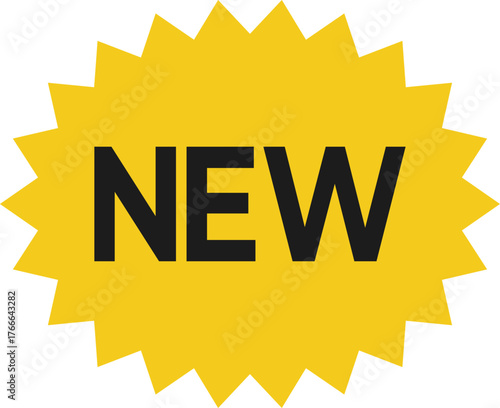 Stickers for New Arrival shop product tags, new labels or sale badges and banners. New sticker set, discount sticker, special price, advertising campaign, jagged starburst sticker icon, sale sticker.