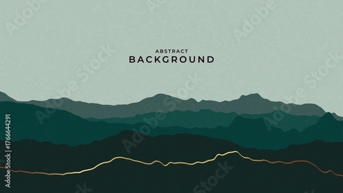 Elegant design with abstract shapes and a landscape concept. Ideal for product design, covers, labels, and corporate backgrounds. Vector illustration