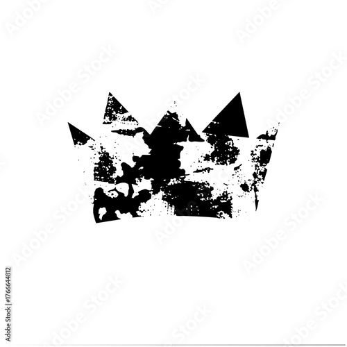 Crown Illustrates Power in Abstract Design