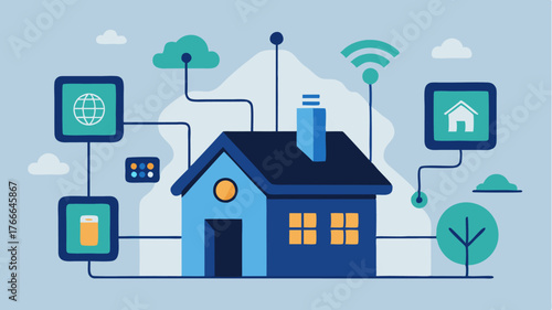 A smart home interface that utilizes augmented reality to display energy usage remote control options and maintenance alerts overlaying physical appliances.