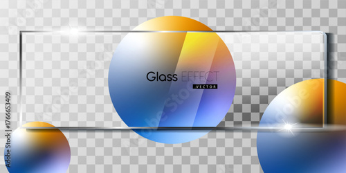 Glossy glass effect 