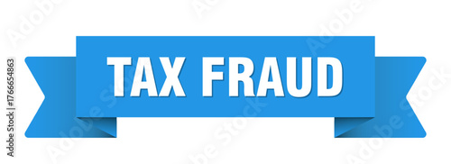 tax fraud ribbon isolated on transparent background. tax fraud ribbon
