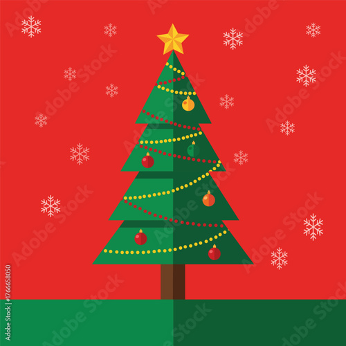 christmas tree with gifts