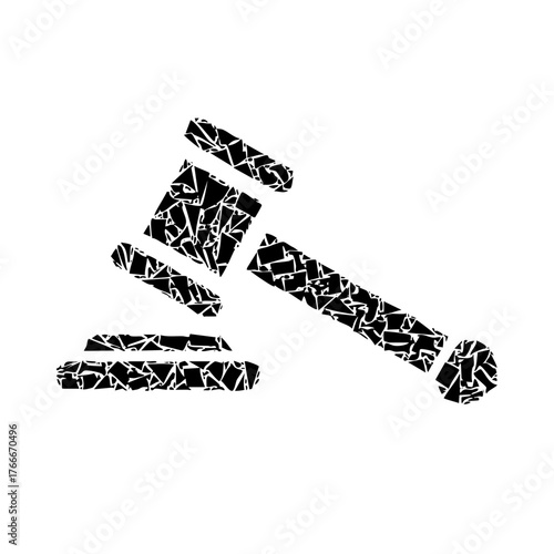 Gavel Strikes Justice in Legal Proceedings