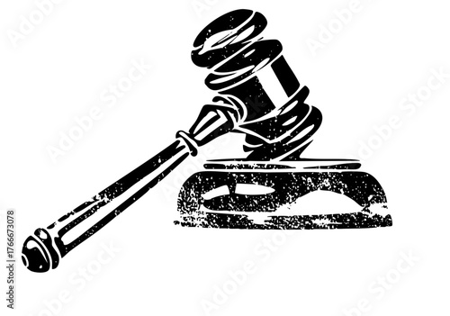 Gavel Strikes Down Justice in Courtroom