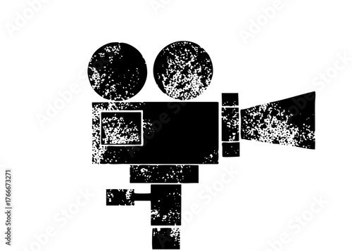 Film Camera Illustrates Retro Aesthetics in Vintage