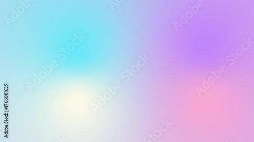 Seamless loop Abstract gradient background with soft pastel colors, creating a dreamy and artistic visual.