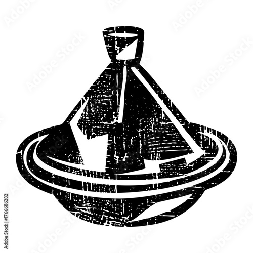 Flying Saucer descends in retro science fiction