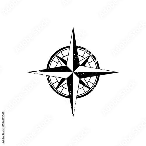 Compass Points Direction in Nautical Chart