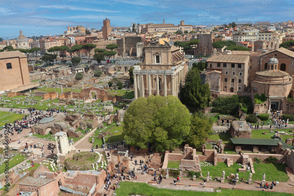 Naklejka premium フォロ・ロマーノ（Roman Forum）