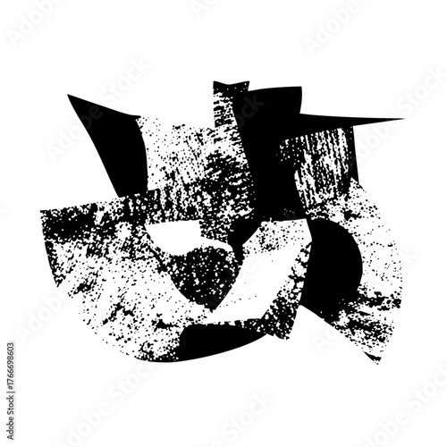 Abstract Face Illustrates Distortion in Conceptual Art