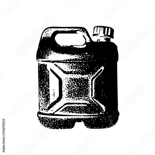 Gas Can Illustrates Fuel Storage in Automotive Context