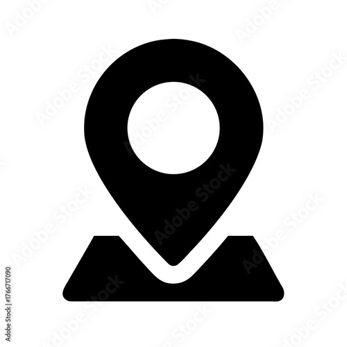Map pin icon. location marker
