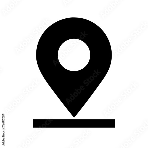 Map pin icon. location marker

