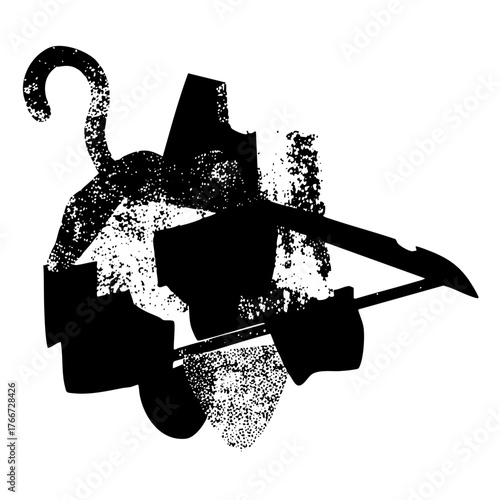 Umbrella protects from rain texture