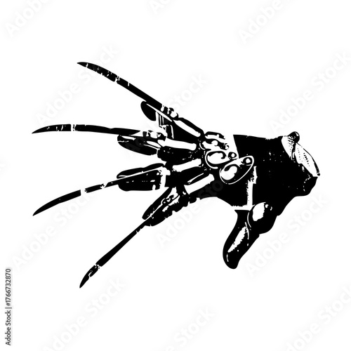 Lobster Claw Extends from Ocean Depths