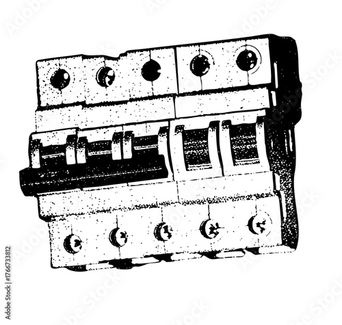 Circuit breaker within electrical panel