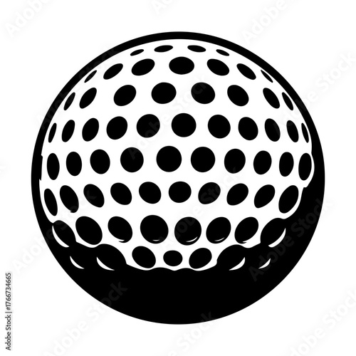 golf ball vector