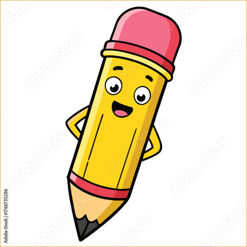 Monochrome pixel art of a pencil icon inside a circular border