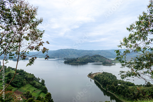 Mirror of the Mountains: Lake Bunyonyi at Dusk