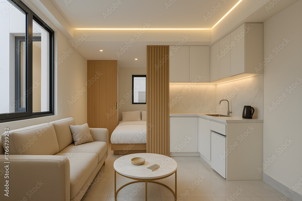 Fototapeta premium modern living room interior