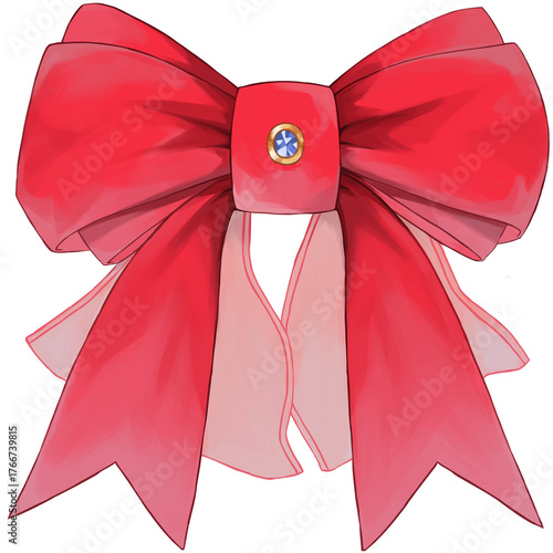 Red Ribbon Bow