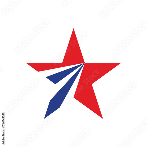star abstract logo modern style