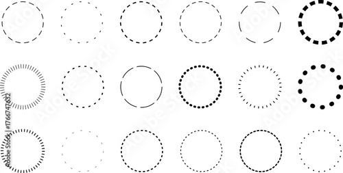 Photos Dotted circle