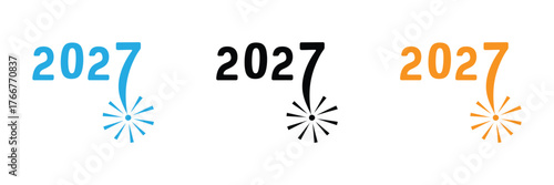 
Ring in the new year with stunning 2027 graphics, perfect for festive promotions and celebratory designs. Capture excitement and optimism.