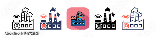Smart Factory multiple icon
