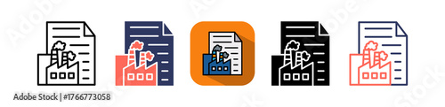 Paper Factory multiple icon