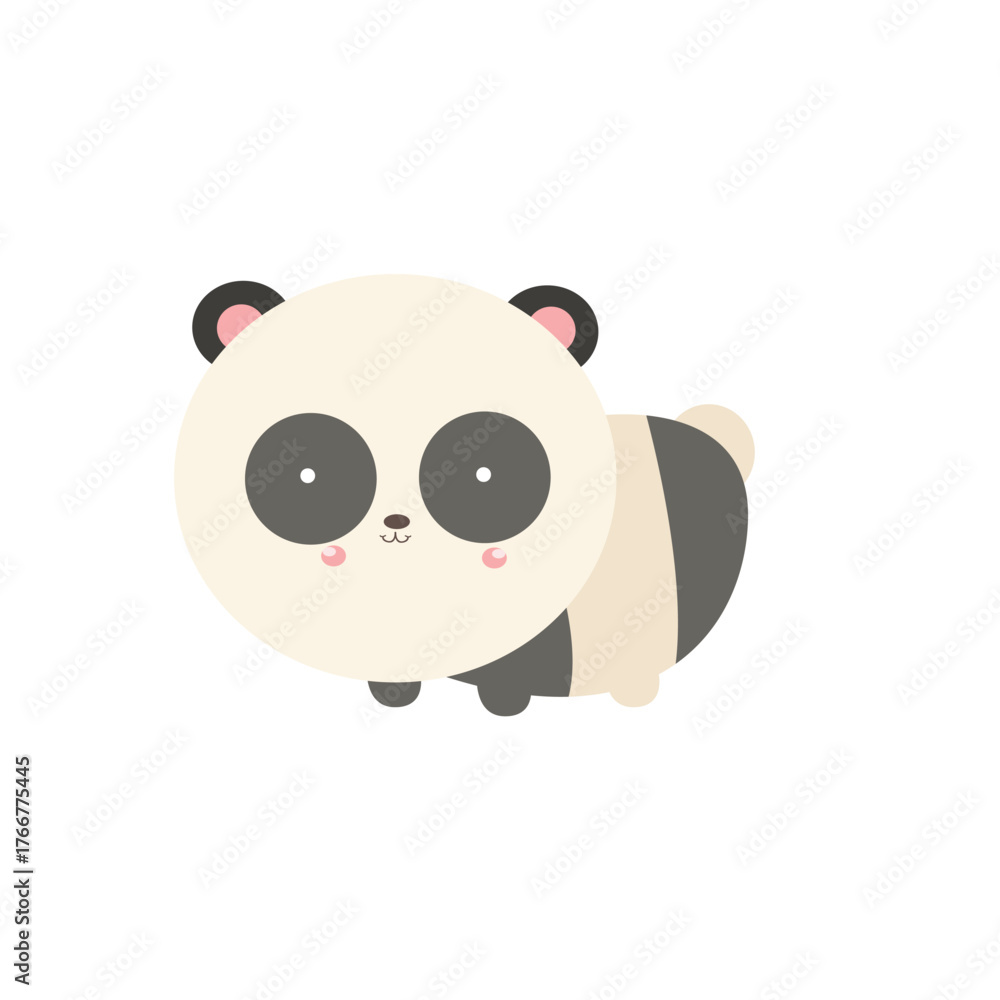 Naklejka premium cute cat animal character design vector template illustration