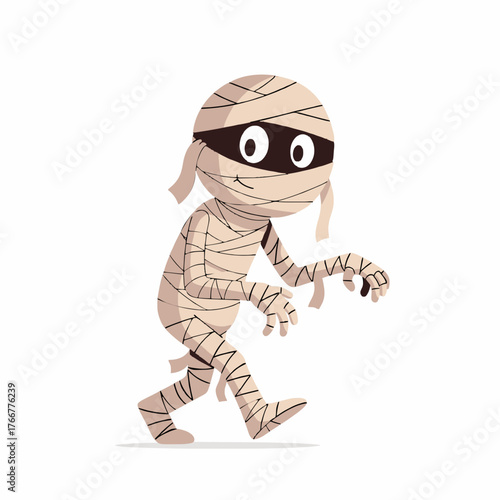 “Clean Modern Flat Halloween Vector Set Isolated on White” .generative ai