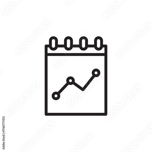 Demand planning icon symbolizing business forecasting and growth, representing modern supply chain strategy, efficient inventory management, and specialized analytics software and data control.