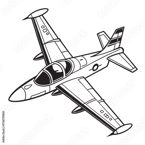 airplane isolated on white