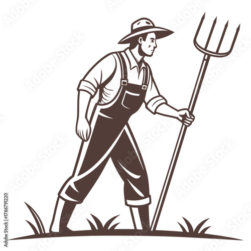 gardener with shovel