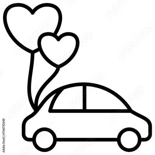 Wedding Car Icon