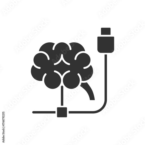 Brain USB Icon